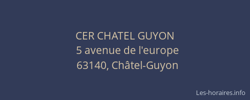 CER CHATEL GUYON
