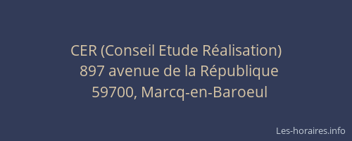 CER (Conseil Etude Réalisation)