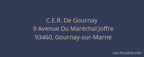 C.E.R. De Gournay