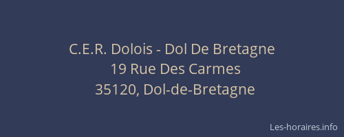 C.E.R. Dolois - Dol De Bretagne