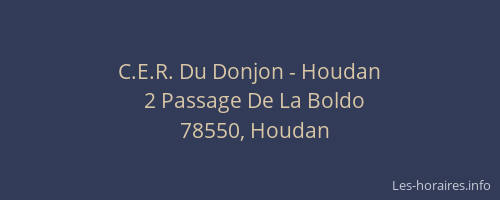C.E.R. Du Donjon - Houdan