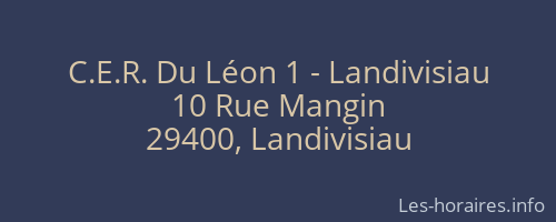 C.E.R. Du Léon 1 - Landivisiau