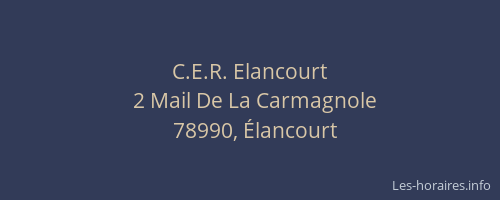C.E.R. Elancourt