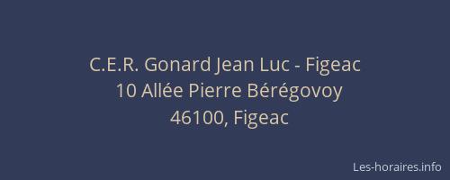 C.E.R. Gonard Jean Luc - Figeac