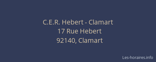 C.E.R. Hebert - Clamart