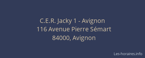 C.E.R. Jacky 1 - Avignon