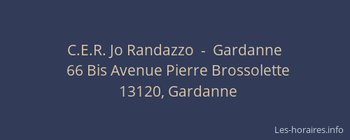C.E.R. Jo Randazzo  -  Gardanne