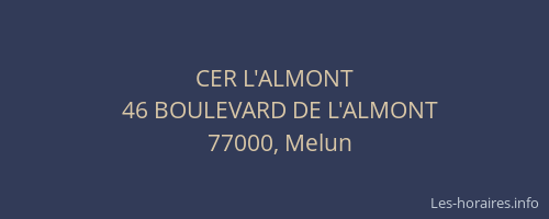 CER L'ALMONT