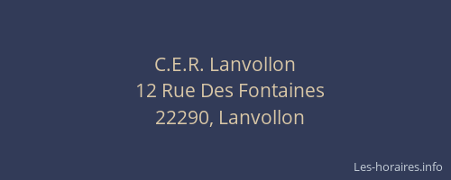 C.E.R. Lanvollon