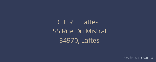 C.E.R. - Lattes