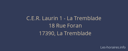 C.E.R. Laurin 1 - La Tremblade