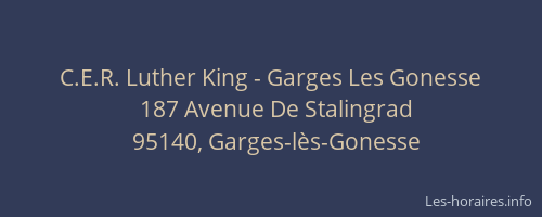 C.E.R. Luther King - Garges Les Gonesse