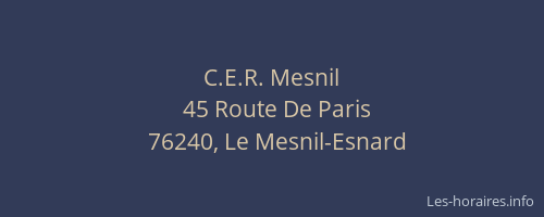 C.E.R. Mesnil