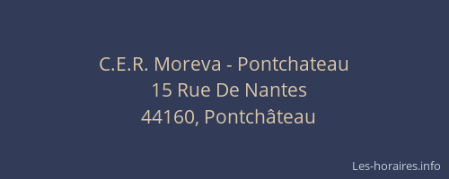 C.E.R. Moreva - Pontchateau