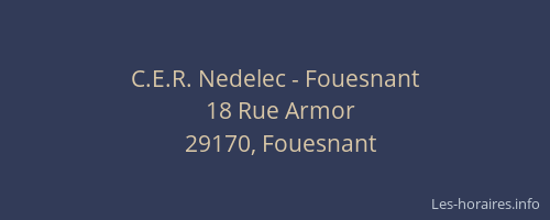C.E.R. Nedelec - Fouesnant