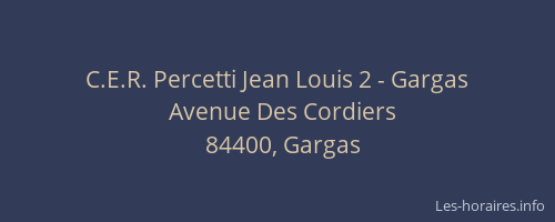 C.E.R. Percetti Jean Louis 2 - Gargas