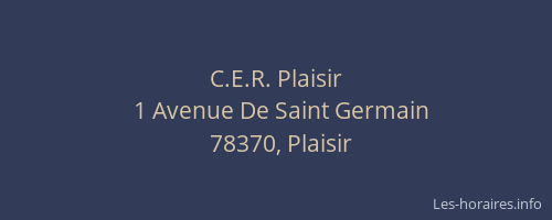C.E.R. Plaisir