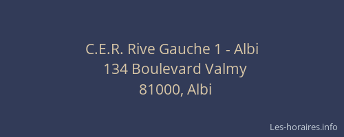 C.E.R. Rive Gauche 1 - Albi