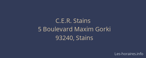 C.E.R. Stains