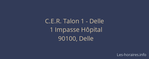C.E.R. Talon 1 - Delle