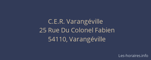 C.E.R. Varangéville