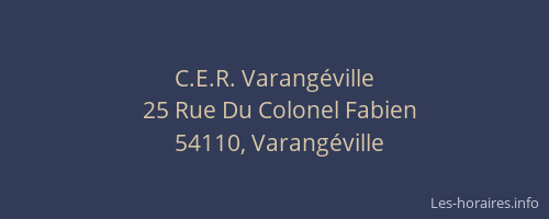 C.E.R. Varang&eacute;ville