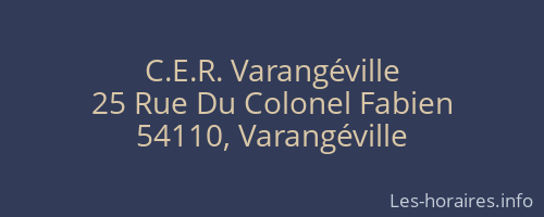 C.E.R. Varangéville