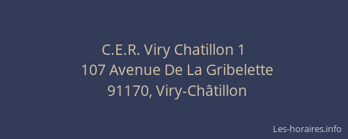 C.E.R. Viry Chatillon 1