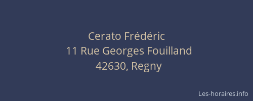 Cerato Frédéric