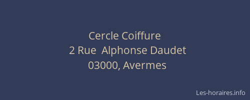 Cercle Coiffure