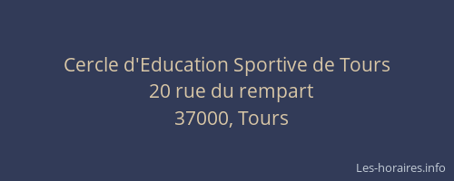 Cercle d'Education Sportive de Tours