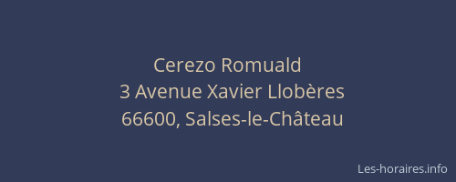 Cerezo Romuald