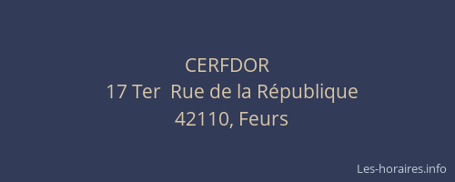 CERFDOR