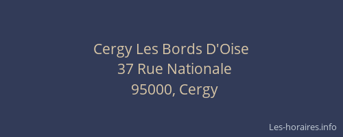 Cergy Les Bords D'Oise