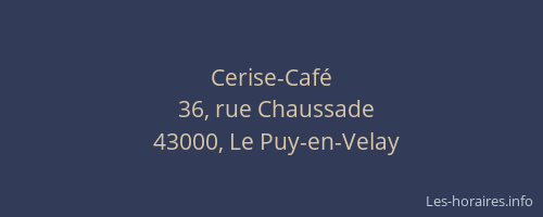 Cerise-Caf&eacute;