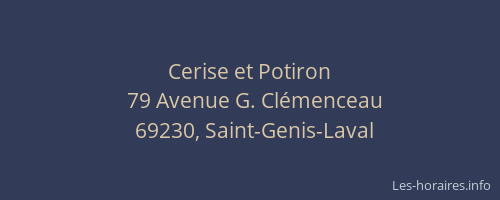 Cerise et Potiron