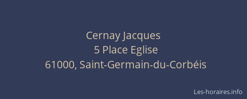 Cernay Jacques