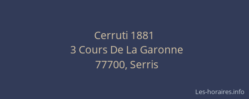 Cerruti 1881