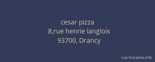 cesar pizza