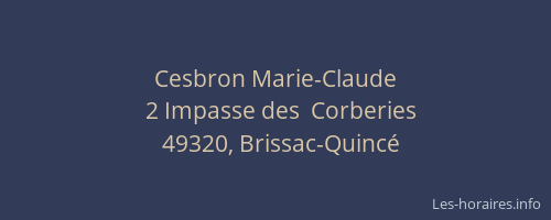 Cesbron Marie-Claude