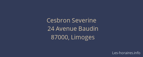 Cesbron Severine