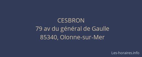 CESBRON