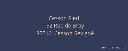 Cesson Pied