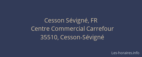 Cesson Sévigné, FR