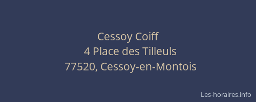 Cessoy Coiff