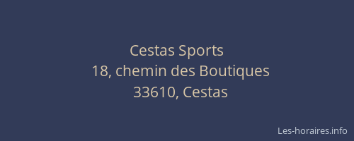 Cestas Sports