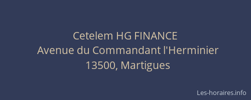 Cetelem HG FINANCE