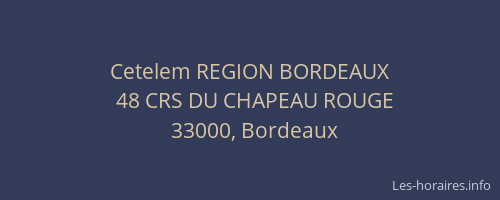 Cetelem REGION BORDEAUX