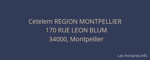 Cetelem REGION MONTPELLIER