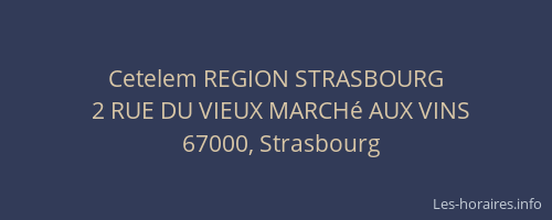 Cetelem REGION STRASBOURG